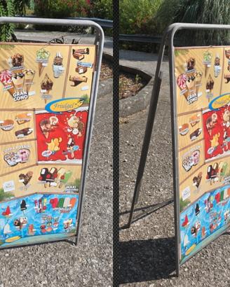 cartello gelati friulgel,si spedizione 