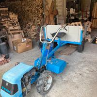 Fresatrice bcs 725 con rimorchio