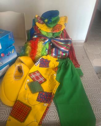 Pagliaccio vestito bambino carnevale