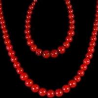 Parure corallo rosso collana e bracciale NUOVA