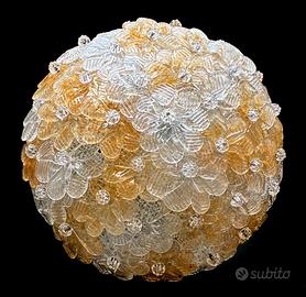 Coppia plafoniere vintage vetro di Murano