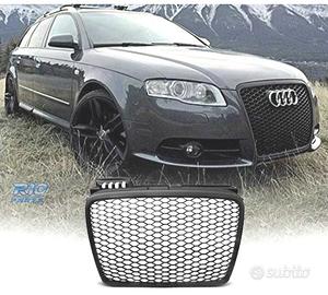 GRIGLIA PER AUDI A4 B7 LOOK RS NERO LUCIDO
