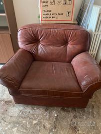 Poltrone letto in pelle