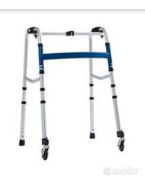 Deambulatore girello per anziani pieghevole