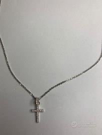 Collana Swarovski croce