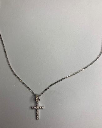 Collana Swarovski croce