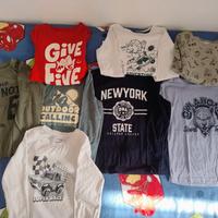 9 t-shirt Kiabi 6 anni 