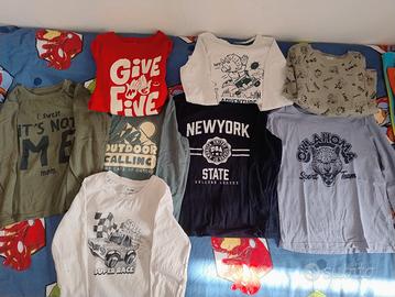 9 t-shirt Kiabi 6 anni 