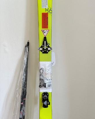 NEW-SET SCI ALPINISMO FISCHER TRANSALP CARBON 86mm