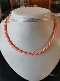 girocollo corallo rosa