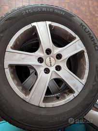 4 cerchi Momo e 4 gomme invernali
