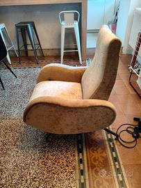 Coppia poltrone reclinabili  "Lady" di Zanuso