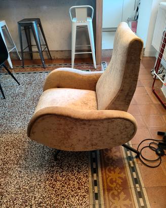 Coppia poltrone reclinabili  "Lady" di Zanuso