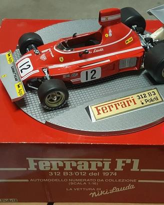 FERRARI 312 B3/012 NIKI LAUDA 1974 POLISTIL 1/16