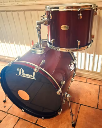 Batteria acustica Pearl Forum Red Wine - Cassa+Tom