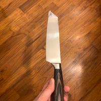 Coltello Kitirsuke effetto damascato NUOVO