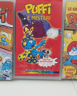 I PUFFI VHS CINEHOLLIWOOD VINTAGE DA COLLEZIONE 