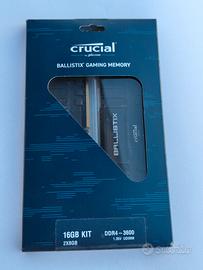 Crucial Ballistix DDR4 2x8GB 3600