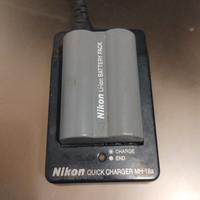 caricabatterie Nikon e batteria Mh 18