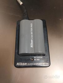 caricabatterie Nikon e batteria Mh 18