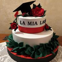 torta scenografica per Laurea