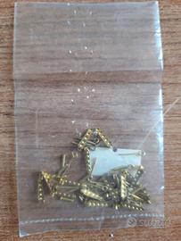 1 sacchetto cerniere in ottone