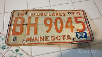 Targhe americane vintage