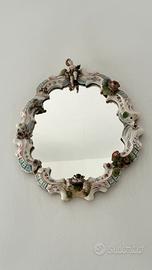 Specchiera italiana in porcellana