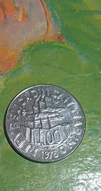 100 Lire del 1978 della Repubblica di San Marino