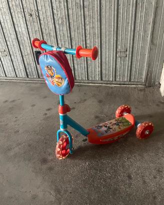 Monopattino bambino paw patrol