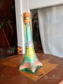 Bottiglietta souvenir vintage Torre Eiffell 