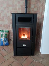 stufa a pellet italia  st diego 14 kw wifi 2025