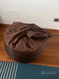 Puffo marrone da arredo