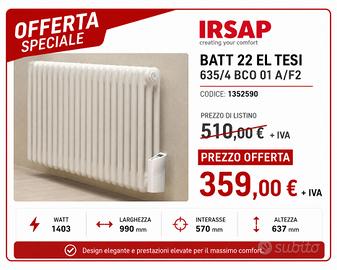 Termosifone Irsap Tesi 4 Acciaio
