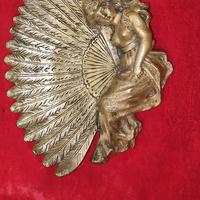  vassoio porta oggetti in  vintage in bronzo 