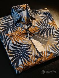 Camicia di pregio in lino e seta esclusiva