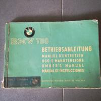 Libretto uso e manutenzione BMW 700