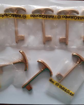 8 chiavi ottone porte interne 