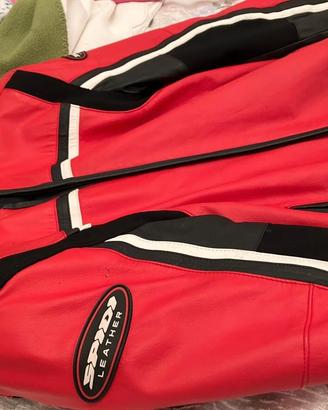 Giacca da motociclista in pelle marca Spidi