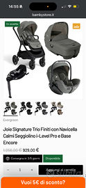 TRIO JOIE  Joie Signature Trio Finiti con Navicell