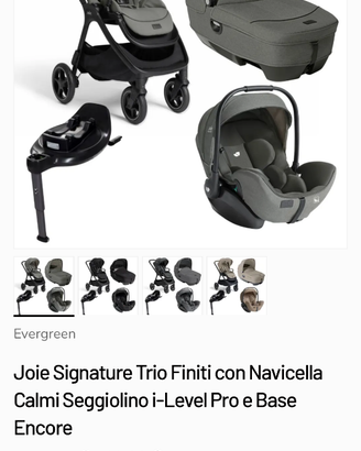 TRIO JOIE  Joie Signature Trio Finiti con Navicell