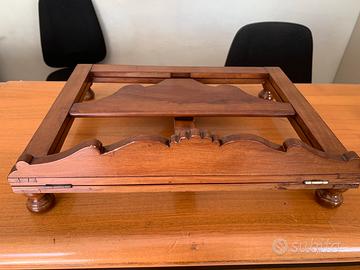 Leggio legno antico in ciliegio