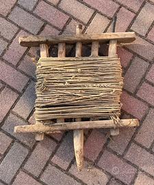 Antico Aspo Avvolgicorda in Legno - Agricolo