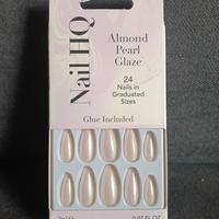 24 Unghie finte Press on con colla mandorla NailHq