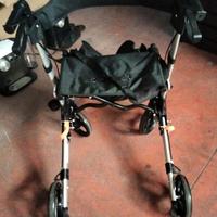 Deambulatore rollator epic comfort silver