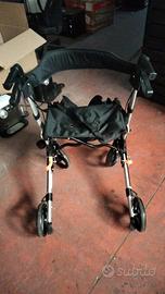 Deambulatore rollator epic comfort silver