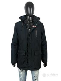 Tommy Hilfiger Parka Blu Imbottito Uomo Taglia L
