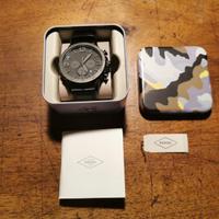 Orologio Fossil Nate Black Cronografo 52 mm