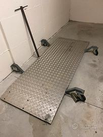 Carrello mobile garage sposta moto