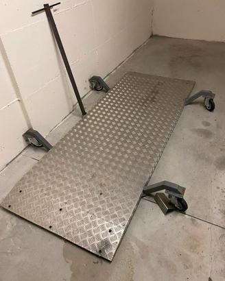 Carrello mobile garage sposta moto